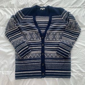 Madewell Button Up Wool Cardigan